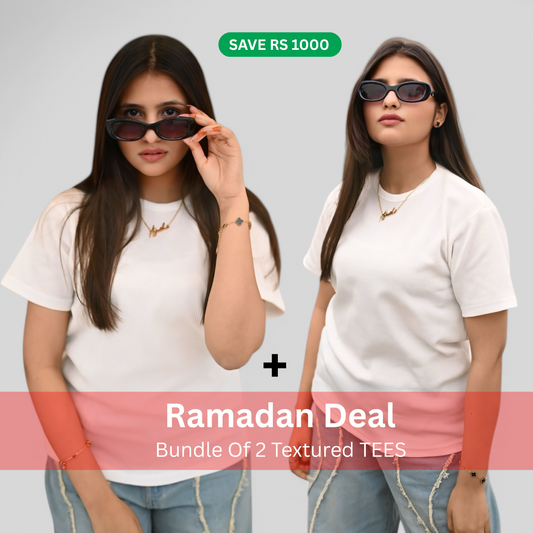 Ramadan Deal ( Bundle of 2 TEXTURED TEES)