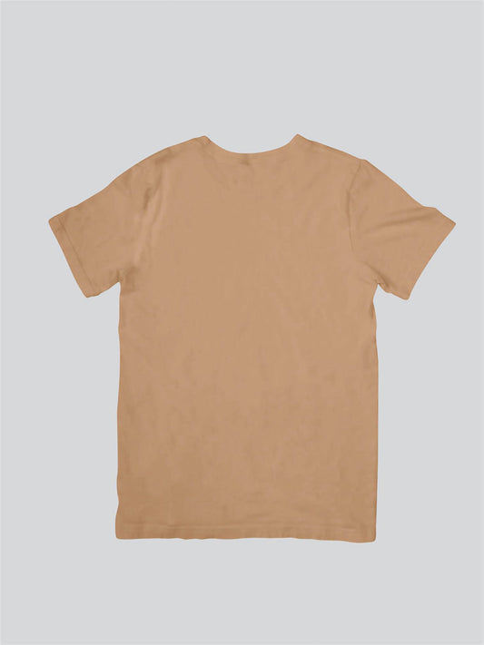 Light Brown Basic Tee
