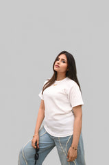 White Texture TEES UPP WEAR 